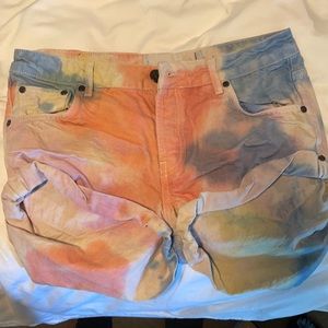 One Teaspoon tie dye bandits